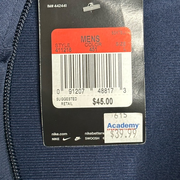 Nike Men Zip up Jacket Large NWT - Picture 8 of 9